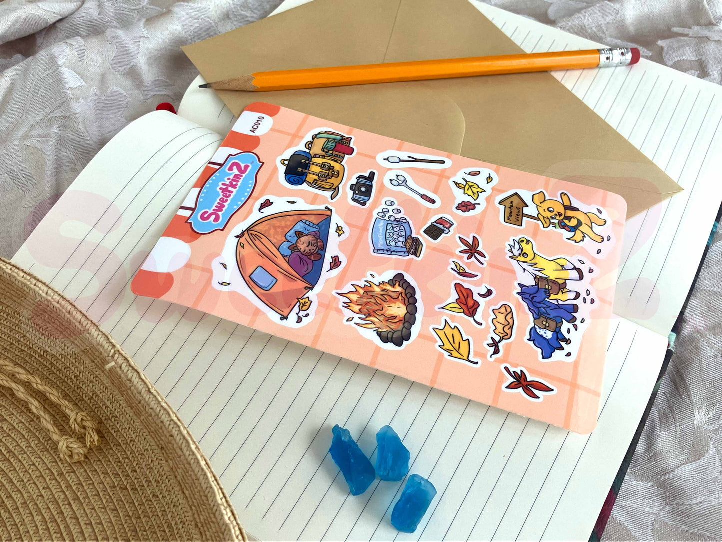 Autumn Camping Sticker Sheet
