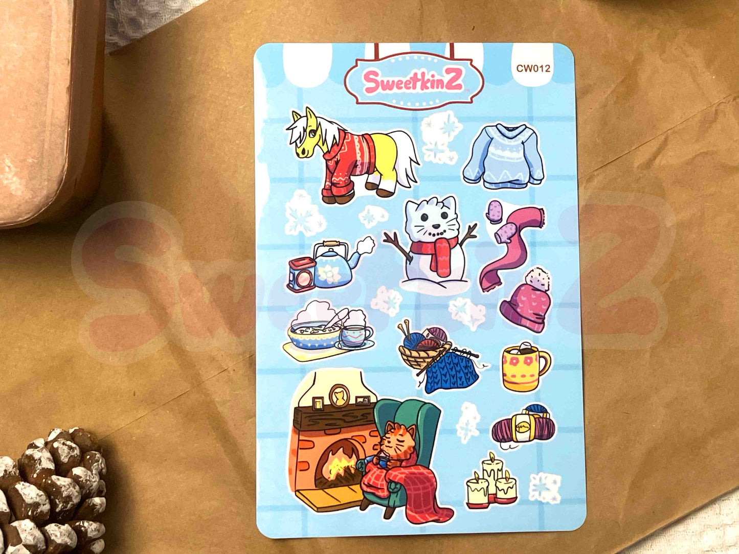 Cozy Winter Sticker Sheet