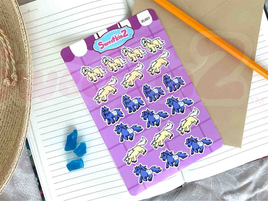 Ponies Sticker Sheet