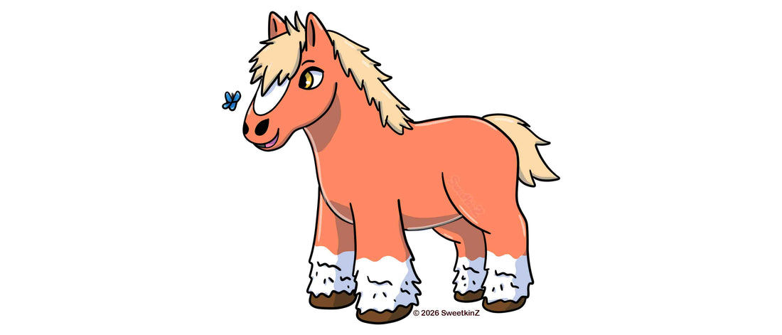Ivan the Orange Draft Horse