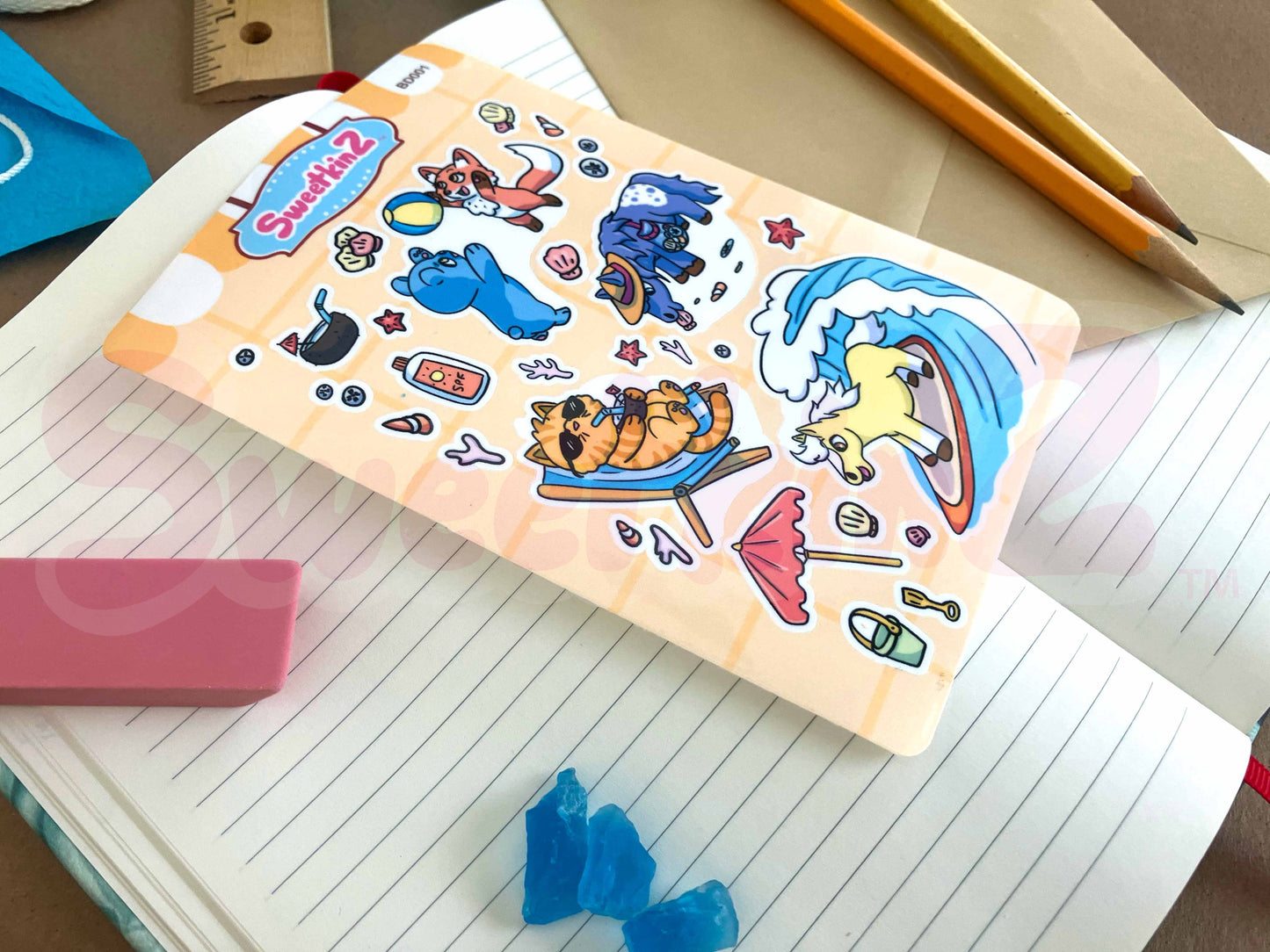 Beach Day Sticker Sheet