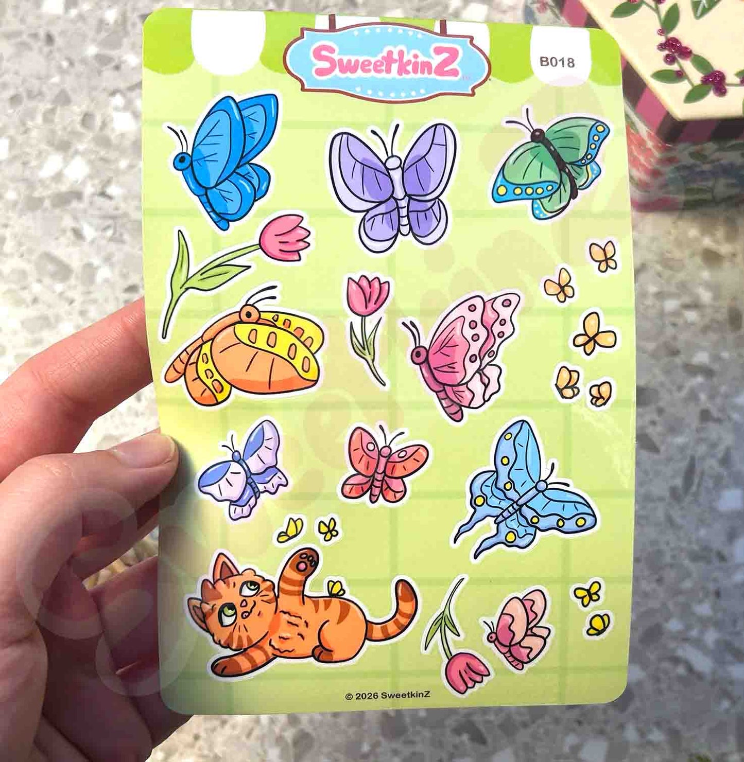 Butterflies Sticker Sheet