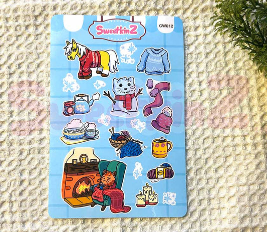 Cozy Winter Sticker Sheet