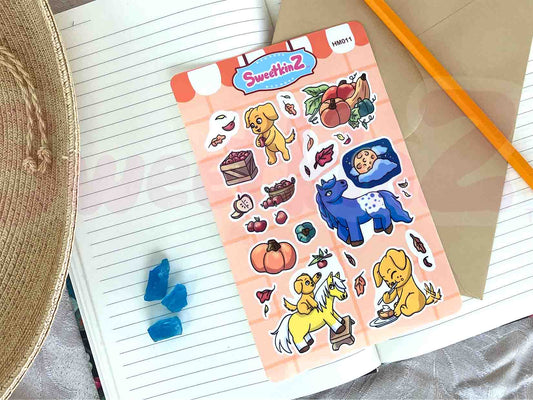 Harvest Moon Sticker Sheet