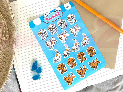 Puppies Sticker Sheet