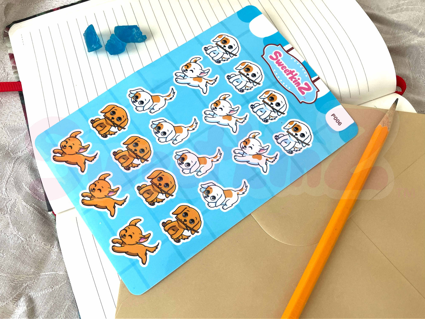 Puppies Sticker Sheet