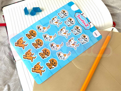 Puppies Sticker Sheet