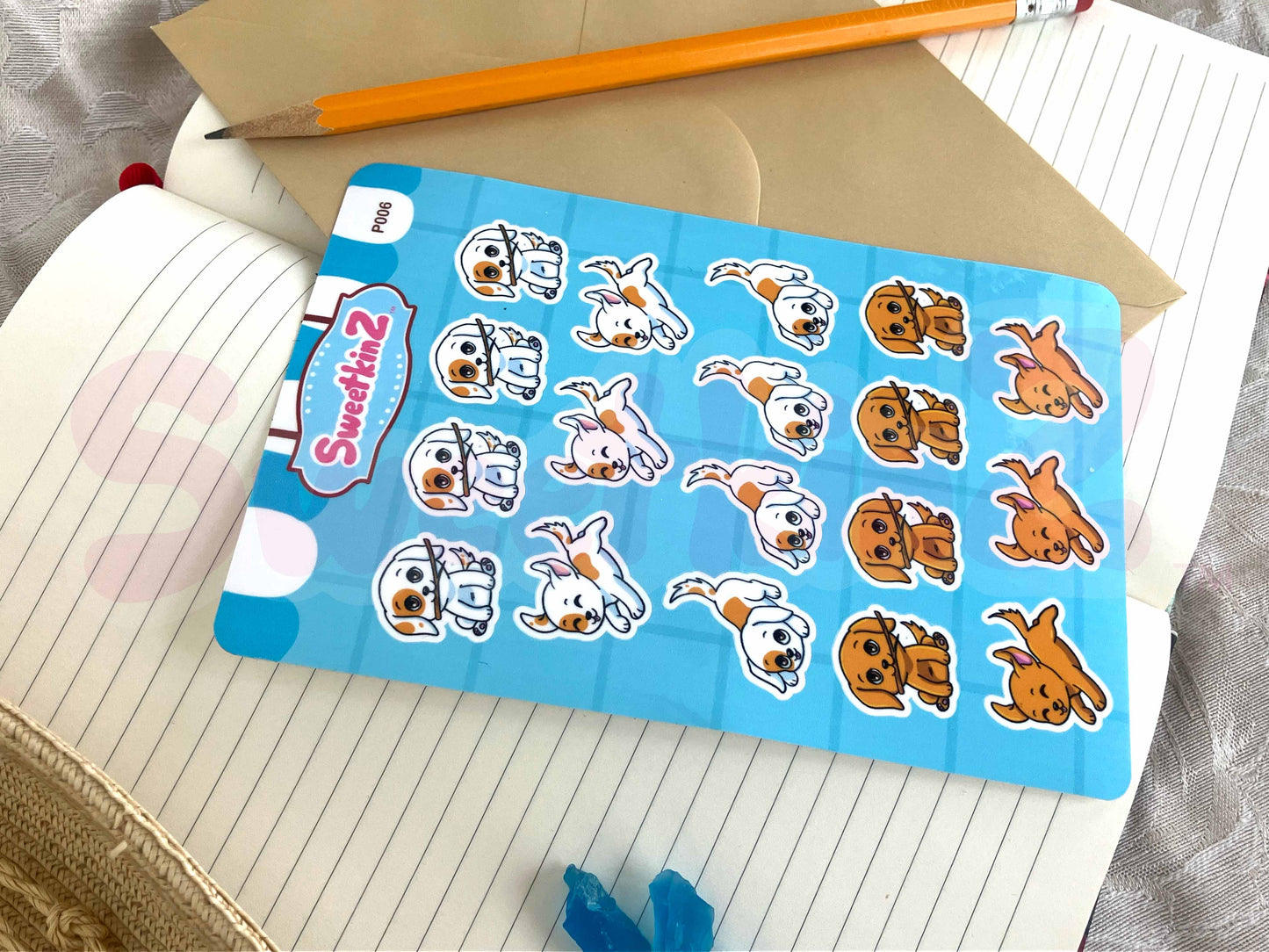 Puppies Sticker Sheet