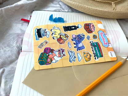 Vintage Travel Sticker Sheet